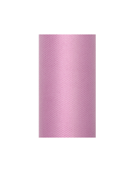 Tulle Plain, powder pink, 0.15 x 9m (1 pc. / 9 lm)