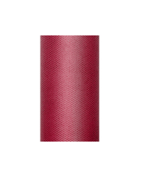 Tulle Plain, deep red, 0.15 x 9m (1 pc. / 9 lm)