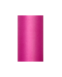 Tulle Plain, fuchsia, 0.3 x 9m