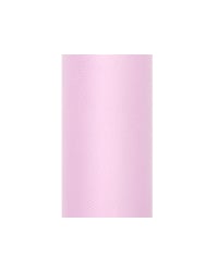 Tulle Plain, light pink, 0.3 x 9m