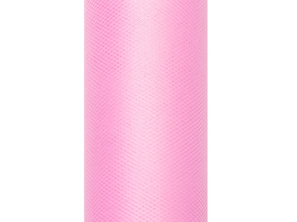 Tulle Plain, light pink, 0.3 x 9m