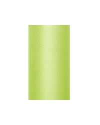 Tulle Plain, light green, 0.3 x 9m