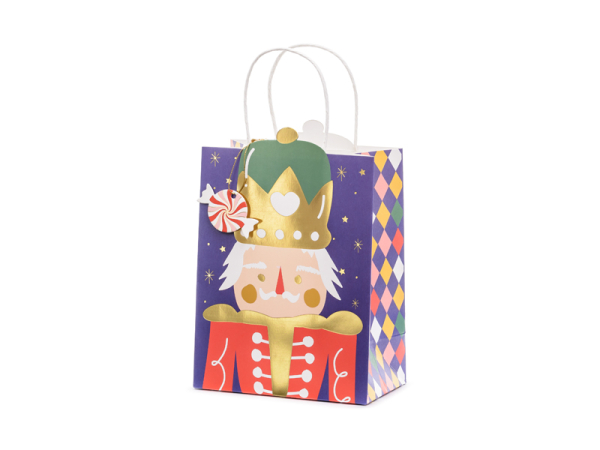 Gift bag Nutcracker, mix, 18x25x10.5cm