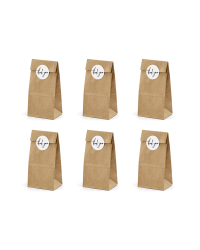 Treat bags, kraft (1 pkt / 6 pc.)