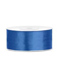 Satin Ribbon, royal blue, 25mm/25m (1 pc. / 25 lm)