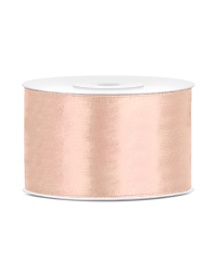 Satin Ribbon, light peach, 38mm/25m