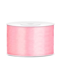 Satin Ribbon, light pink, 38mm/25m (1 pc. / 25 lm)