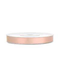 Satin Ribbon, light peach, 6mm/25m (1 pc. / 25 lm)