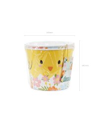 Treat buckets Easter, 14 cm, mix (1 pkt / 2 pc.)