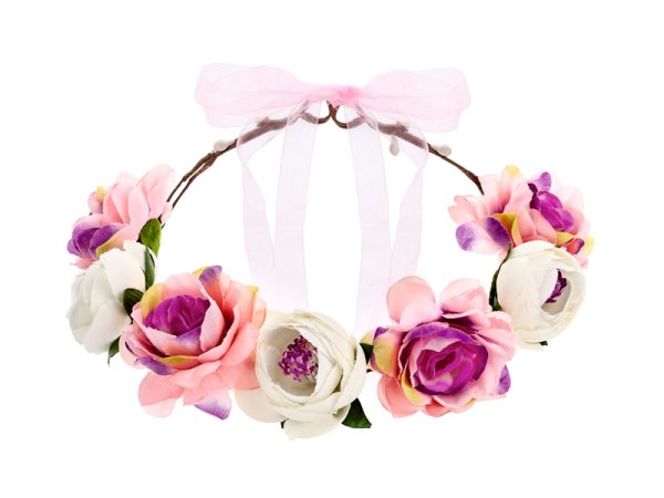 Flower crown, mix, 17cm