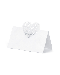 Place Cards Heart, 9 x 6.5cm (1 pkt / 10 pc.)