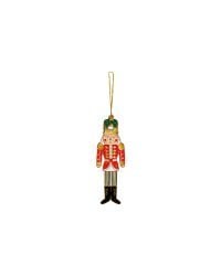 Metal hanging decoration Nutcracker, mix, 3x10cm