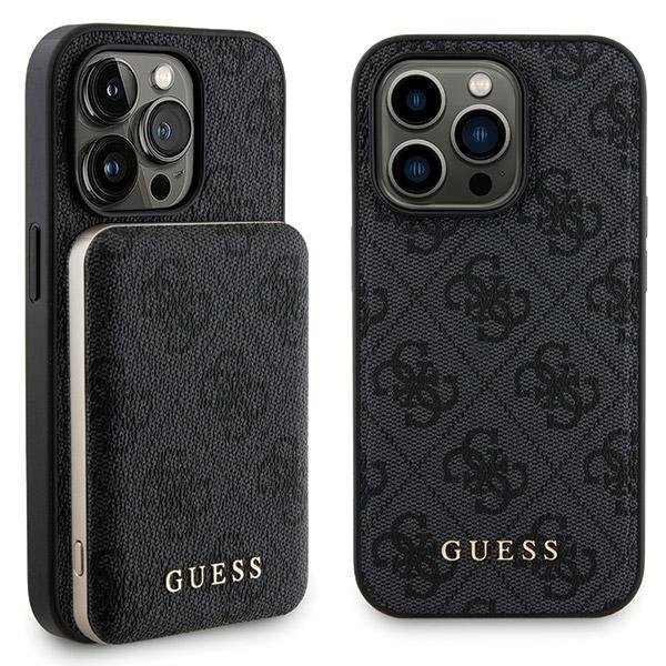 Guess GUBPM5P15X4GEMGK Чехол + Повер Банк для Apple iPhone 15 Pro Max