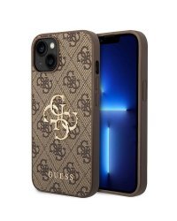 Guess 4G Big Metal Logo Back Case Защитный Чехол для Apple iPhone 15