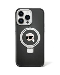 Karl Lagerfeld Ring Stand Karl Head MagSafe Back Case Защитный Чехол для Apple iPhone 15