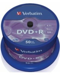 Verbatim Матрицы DVD+R AZO 4.7GB 16x 50 Pack Spindle
