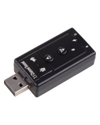 RoGer USB Аудио картa с микрофонным входом Virtual 7.1