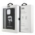 Karl Lagerfeld Crossbody Silicone Ikonik Back Case Защитный Чехол для Apple iPhone 15 Pro