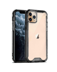 Mocco Acrylic Air Case Силиконовый чехол для Apple iPhone 12 / iPhone 12 Pro Прозрачный-черный