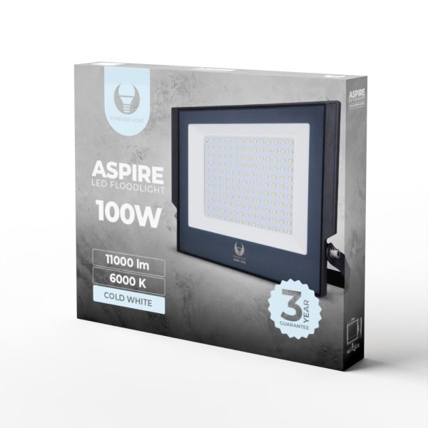 Forever Light Прожектор LED ASPIRE / 100W / 6000K / 11000lm / 230V