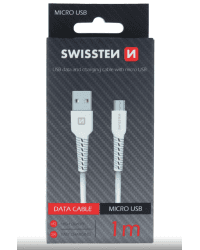 Swissten Basic Fast Charge 3A Micro USB Кабель Для Зарядки и Переноса Данных 1m Белый