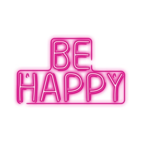 Neolia NNE10 BE HAPPY Neon LED Светодиодная Вывеска