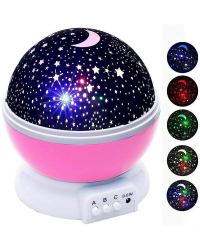 RoGer Night Light Rotating 360 Star Projector ночной свет LED Лампа