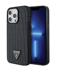 Guess Croco Triangle Logo Защитный Чехол для Apple iPhone 15 Pro Max