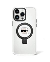 Karl Lagerfeld Ring Stand Karl Head MagSafe Back Case Защитный Чехол для Apple iPhone 15 Pro