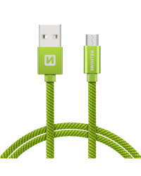 Swissten Textile Универсальный Micro USB Кабель данных 2m