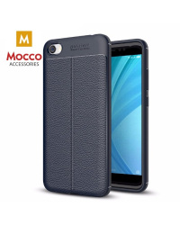 Mocco Litchi Pattern Back Case Силиконовый чехол для Samsung J530 Galaxy J5 (2017) Синий