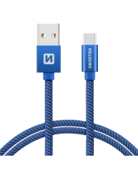 Swissten Textile Универсальный Quick Charge 3.1 USB-C USB Кабель данных 1.2м