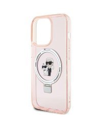 Karl Lagerfeld Ring Stand Karl&Choupettte MagSafe Back Case Защитный Чехол для Apple iPhone 15 Pro