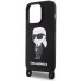 Karl Lagerfeld Crossbody Silicone Ikonik Back Case Защитный Чехол для Apple iPhone 15 Pro