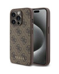 Guess 4G Metal Gold Logo Back Case Защитный Чехол для Apple iPhone 15 Pro