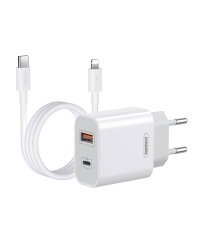 Remax RP-U68 Адаптер + Lightning Кабель / USB-C / USB / 20W