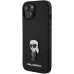 Karl Lagerfeld Fixed Glitter Ikonik Logo Metal Pin Back Case Защитный Чехол для Apple iPhone 15