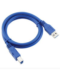 RoGer USB 3.0 A-plug AM-BM Кабель для принтера 1.5m синий