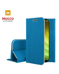 Mocco Carbon Leather Чехол Книжка для телефона Samsung A205 Galaxy A20 / A305 Galaxy A30 Синий