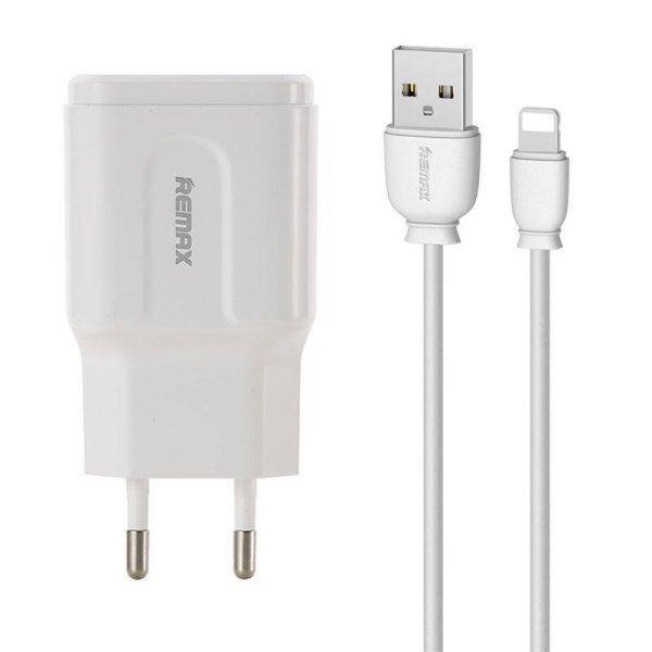 Remax RP-U22 Адаптер + Lightning Кабель 2x USB / 2.4A