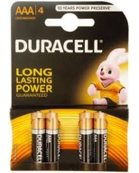 Duracell AAA MN2400 Alkaline LR03 1.5V Батарейки MN2400 (4шт.) (EU Blister)