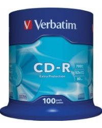 Verbatim Матрицы CD-R 700MB 1x-52X Extra Protection, 100 Pack Spindle