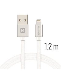 Swissten Textile Fast Charge 3A Lightning Кабель Для Зарядки и Переноса Данных 1.2m