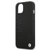 BMW BMHCP13MSLLBK Back Case Кожанный Чехол для телефона Apple iPhone 13 Черный