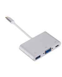 RoGer Multimedia Adapter Type-C на VGA + USB / USB-C