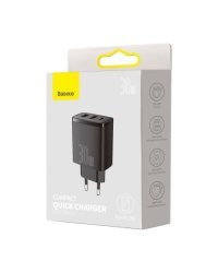 Baseus CCXJ-E01 Travel Charger Компактное быстрое зарядное устройство 30W