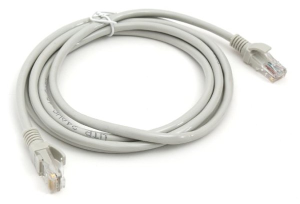 Omega LAN Кабель / 5e cat / RJ45 / 3m / Серый