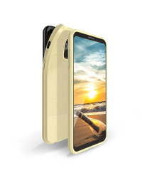 Dux Ducis Mojo Case Premium Прочный Силиконовый чехол для Apple iPhone X / XS Золотой