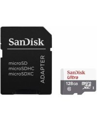 Sandisk Ultra microSDXC 128 ГБ + адаптер Карта памяти