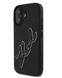 Karl Lagerfeld 3D Rubber Bicolor Signature Защитный Чехол для Apple iPhone 16